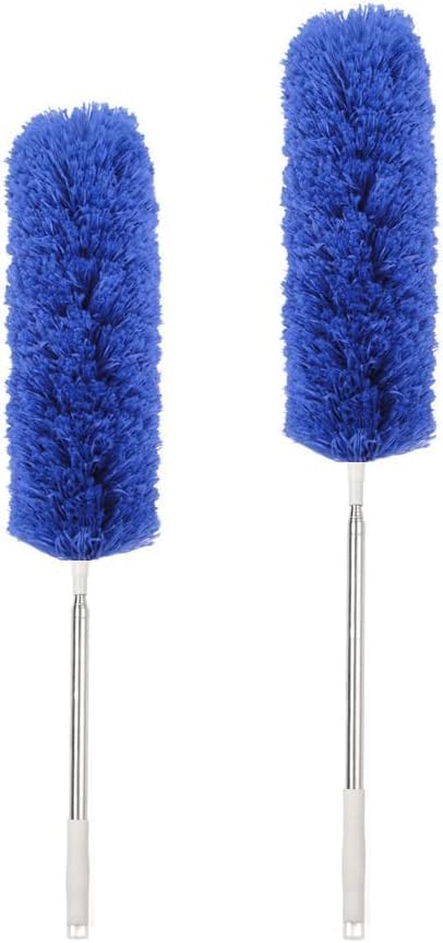 240 Cm Teleskopik Uzatılabilir Mikrofiber Yumuşak Başlıklı Toz Alma Fırçası, Püskülü Bükülebilir Dip Köşe Başlık, Boşluk Temizleme Ve Almak İçin Uzayabilir Fırça