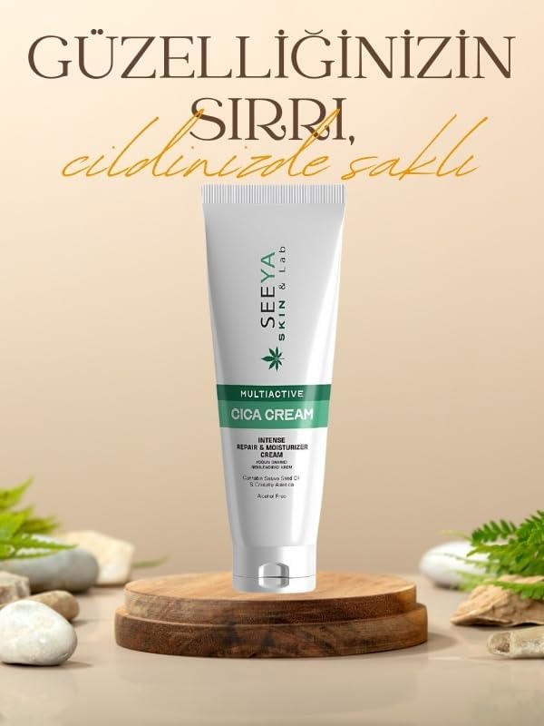 SEEYA Yoğun Onarıcı Yenileyici Ve Nemlendirici Cica Cream 50 Ml- Yaşlanma Karşıtı & Ton Eşitleyici Etkili
