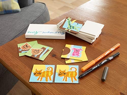 15 FUNTASTICS çocuklar için ince uçlu keçeli kalem 18'li set - 1 mm yuvarlak uç