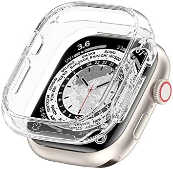 Ultra ile Uyumlu 49mm ile uyumlu PC Çerçeve Tam Koruyucu Kılıf, Ultra ile Uyumlu 49mm ile uyumlu Köşeleri Kapatan Koruyucu Şeffaf