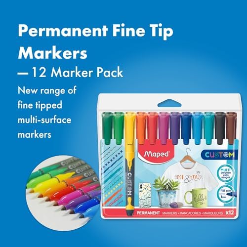 512511 Permanent Marker, Ince Uclu, Askili Paket 12'Li