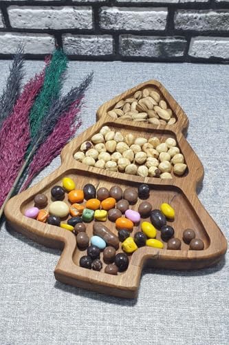 Ahşap Çam A?Ac? Servis Sunum Taba?? Ve Çerezlik 30Cm