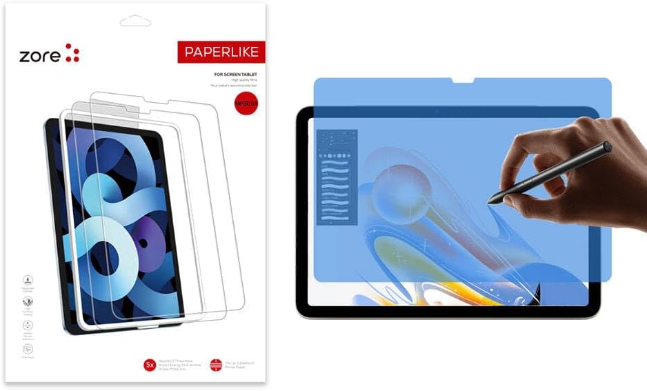 iPad Air 13 2025 M3 -Like Ekran Koruyucu – Kağıt Hissi, Yüksek Kaliteli HD Görüntü, Kaymaz Yüzey, Ultra İnce Tasarım