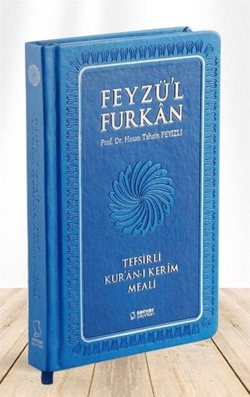Feyzü'l Furkan Tefsirli Kur'an-ı Kerim Meali (Sempatik Cep Boy - Tefsirli Meal - Ciltli) - Lacivert