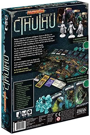 Z-Man Games Pandemic Reign of Cthulhu Board Game - Masa Oyunu - 2-4 Oyuncu - 14+ Yaş - İngilizce Versiyon