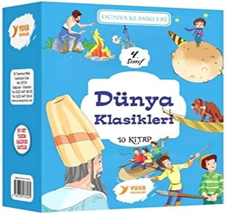 4. Sınıf Dünya Klasikleri Serisi (10 Kitaplık Set)