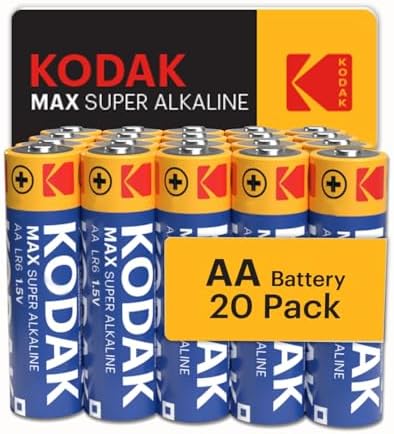 Max 20 Adet Alkalin Kalem Pil-AA-Shrink