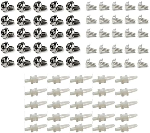 NACO, Bilgisayar Montaj Vidaları 25'er adet set (Toplam 75 adet). Kasa, Anakart, DVD. HDD ve SSD Disk İçin