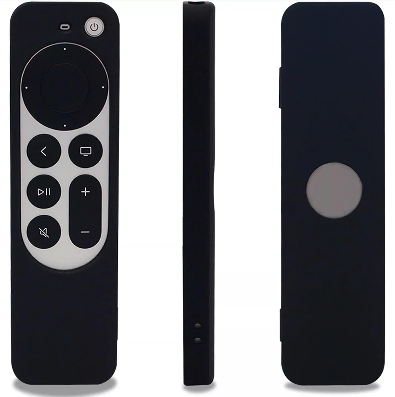 tv 4k 2021 ile Uyumlu Kılıf Silikon Koruma Kumanda Koruma Kılıfı Tam Uyumlu Siyah (Siyah)