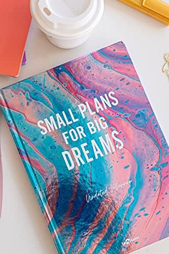 17x24 Metalik Süresiz Planlayıcı Ajanda Deft Mavi