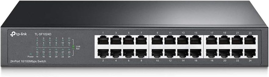 TL-SF1024D, 24-Portlu 10/100Mbps Desktop/Rackmount Switch