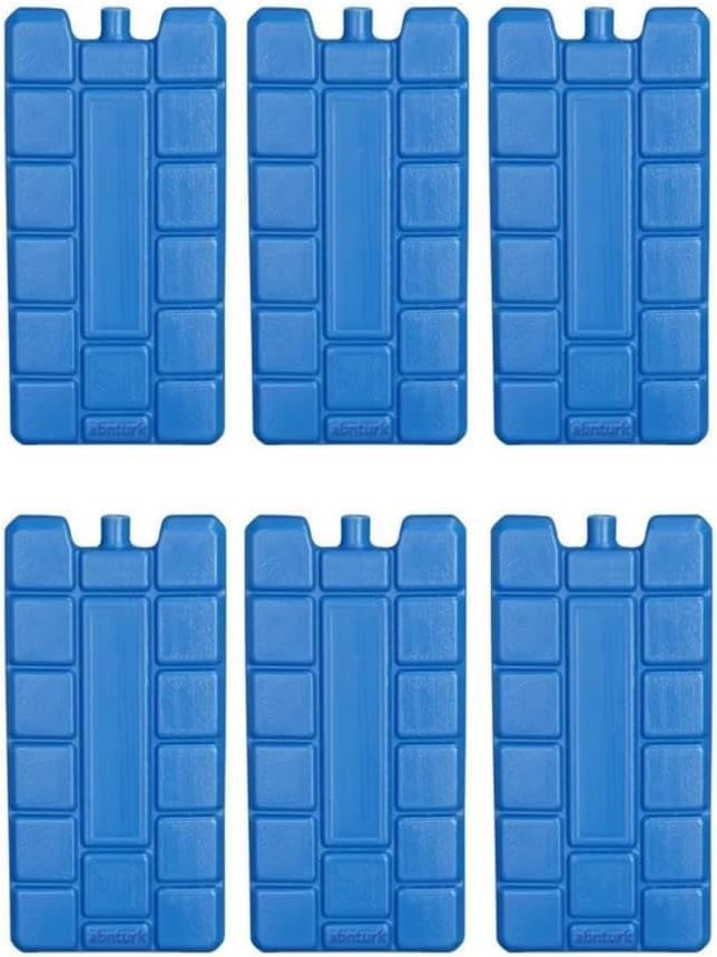 Buz Aküsü Soğutma Özellikli Sıvılı 400 ml Kaset Termos Buz Aküsü 60 Saat Koruma 6 ADET