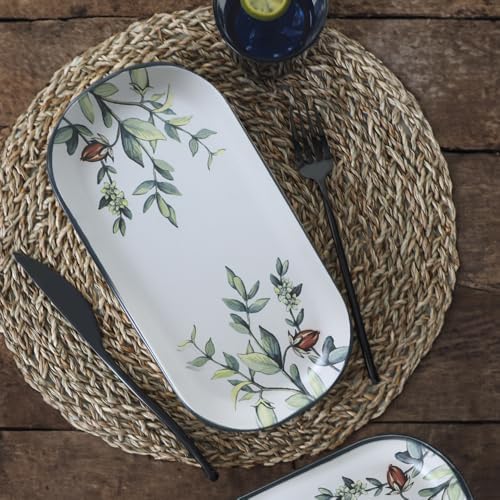 Çiçek Bahçesi Noyan Kayık Tabak 28 Cm 2 Adet 18941