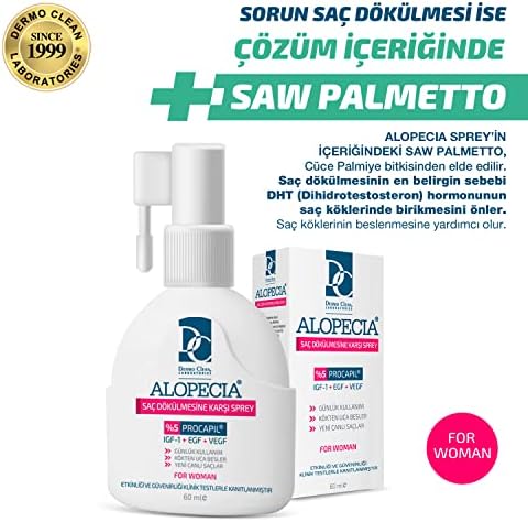 Alopecia Kadın Deri Spreyi 60 ml
