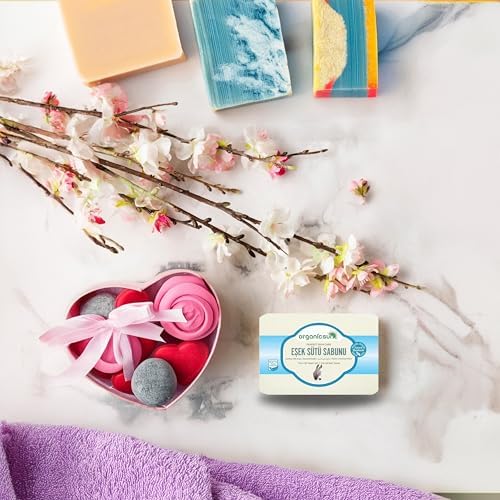 Doğal Eşek Sütü Sabunu 140 Gr 1 Adet Tüm Cilt Tipleri İçin Anti Aging Etkili B ve E Vitaminli