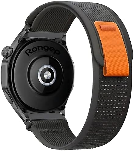 Travel Loop 22mm Kumaş Kordon ile Uyumlu GT5/GT5 Pro/GT4/ 4 Pro/GT3/GT3 Pro/GT2/GT2 Pro 46mm İçin Terletme Yapmayan Nefes Alabilen Konforlu Spor Tasarımlı Kayış