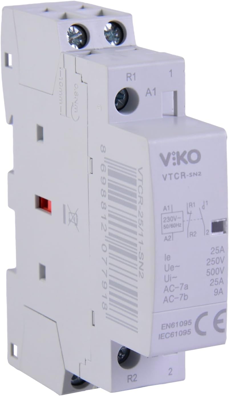 VTCR-25/11 Sessiz Kontaktör 25A 1no+1nc