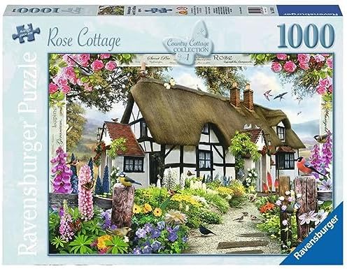 Rosen Cottage Puzzle mit 1000 Teile