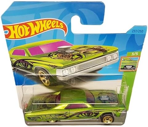 - Layin´Lowrider - HW Slammed 3/5 - HKJ08 - Short Card - açık yeşil metalik - Mattel 2023 - 1:64