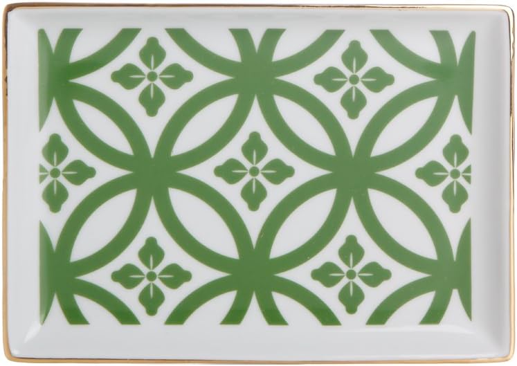 Morocco Desen1 Yeşil Kahvaltı Tabağı 18cm