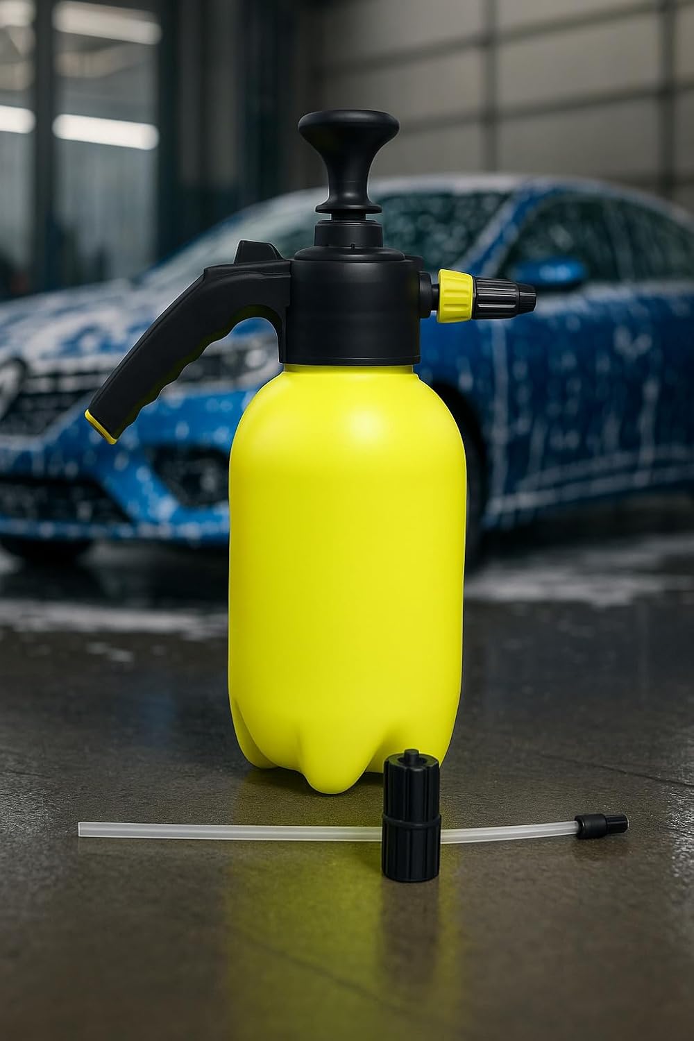 Araç Yıkama Köpük Pompası, Basınçlı Su Püskürtücü, Basmalı Sistem,Köpük Yapma Pompası, 2 Litre Köpük Pompası