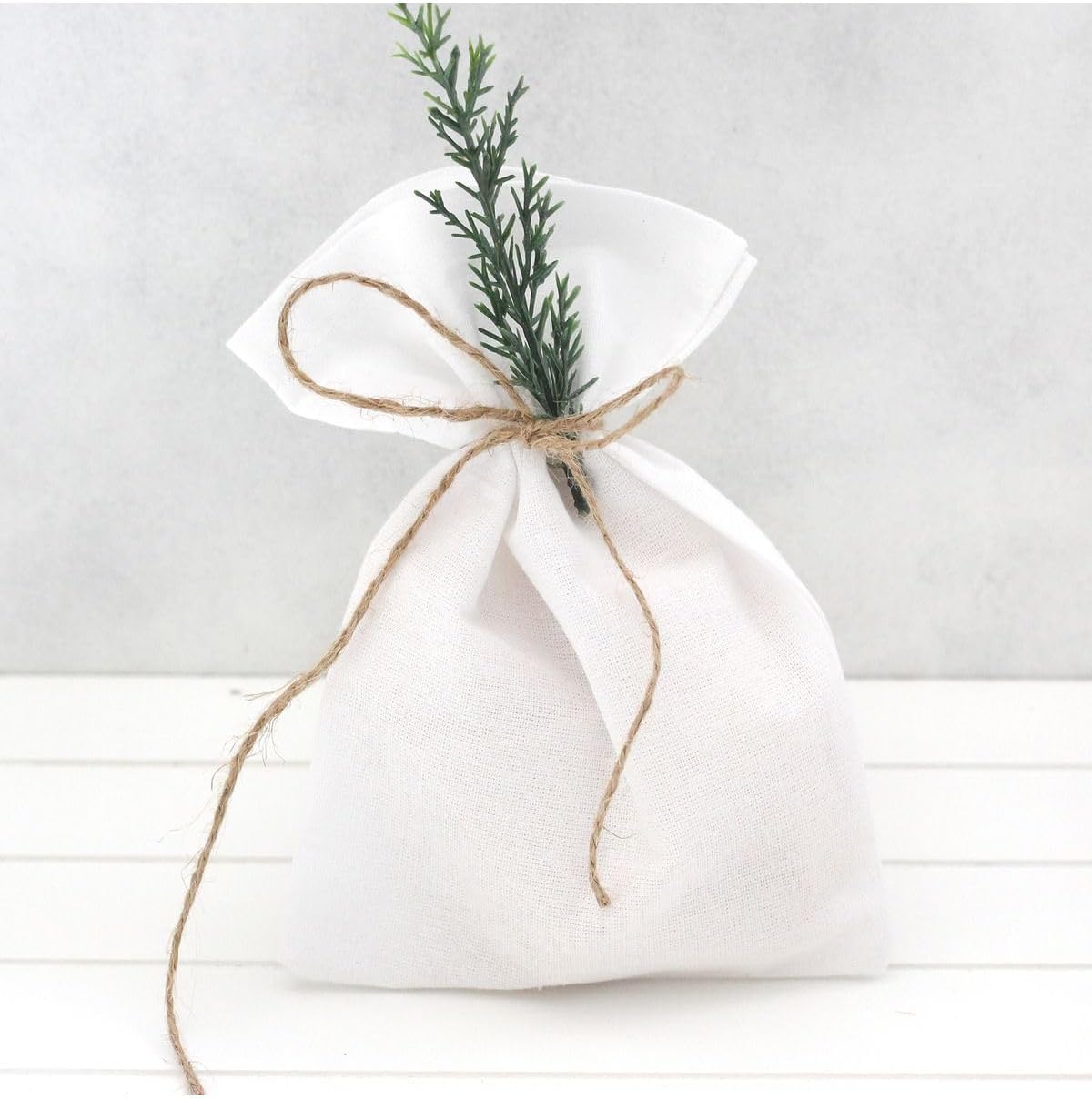 Düz Beyaz Ham Bez Kese, 10X15 Cm 10 Adet