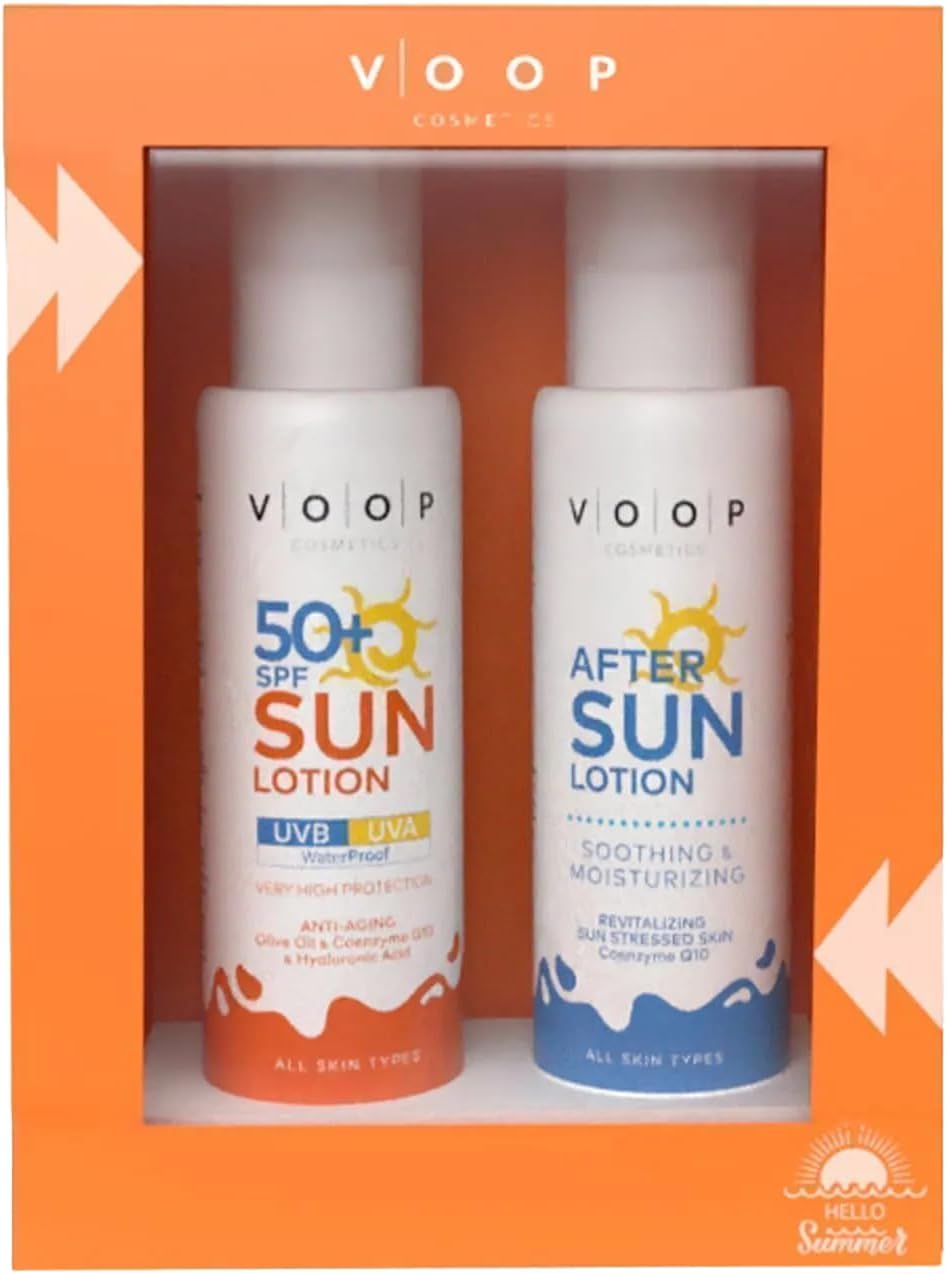 Vücut Güneş Kremi 50 Spf - 150 ml & Güneş Sonrası Krem - 150 ml | ikili Set