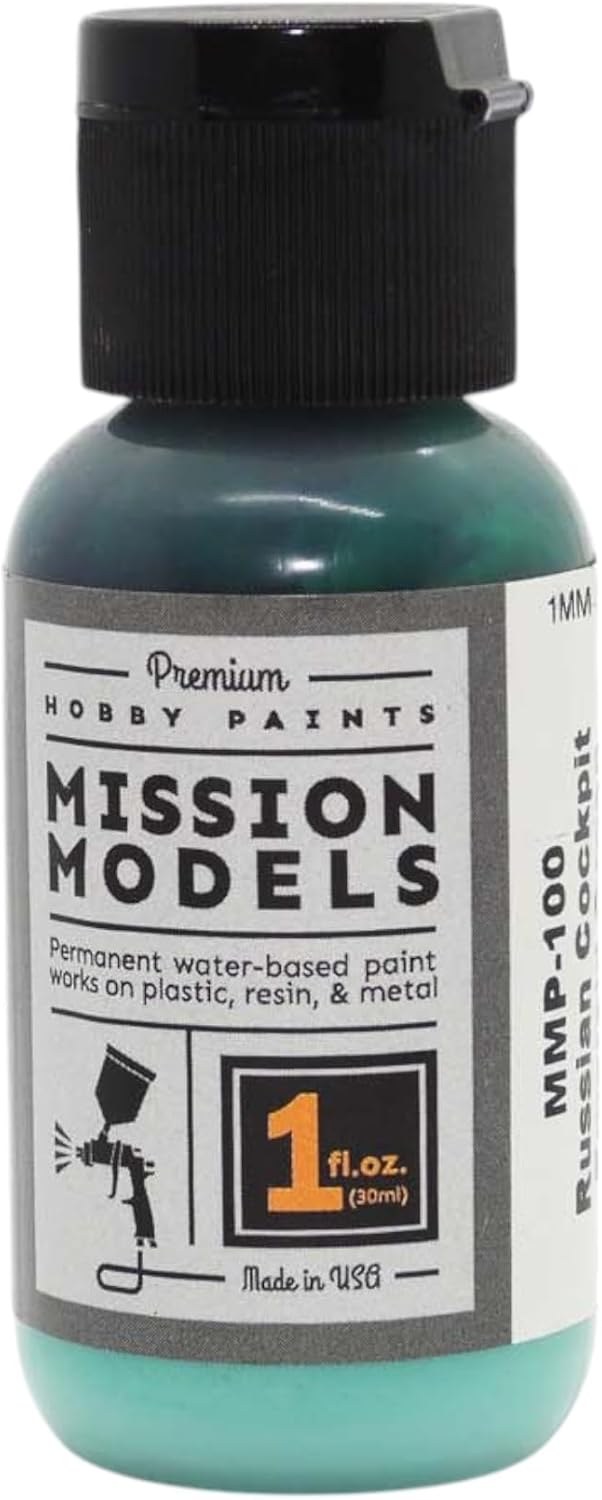 MODELS MMP-100 Rus Kokpit Zümrüt Yeşili Akrilik Boya 1 oz (30 ml)