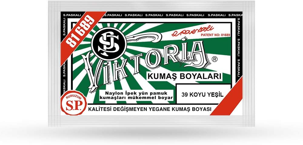 Yeşil Koyu Toz Kumaş Boyası