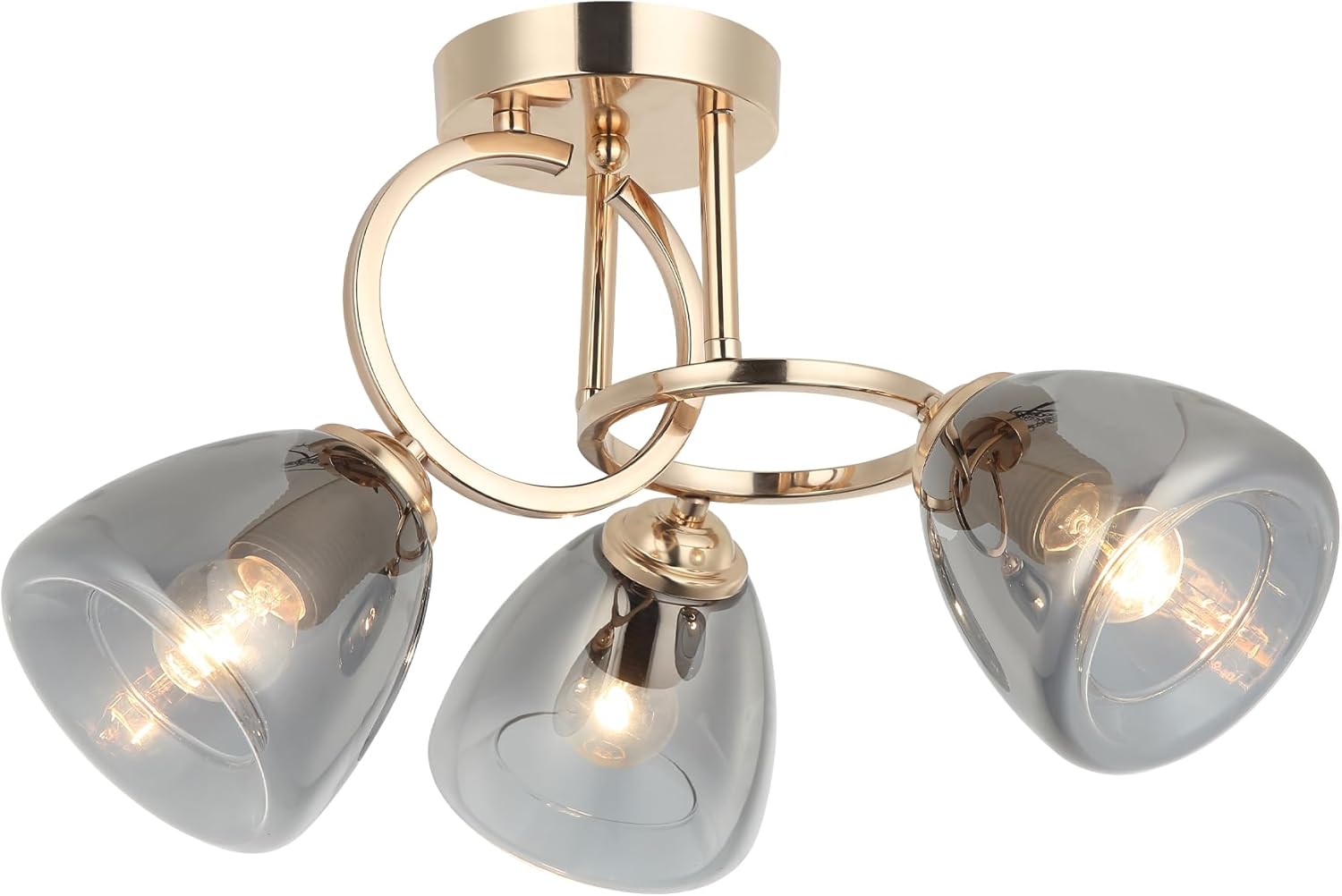 MASTAR 3'LÜ ALTIN PLAFONYER 3XE27