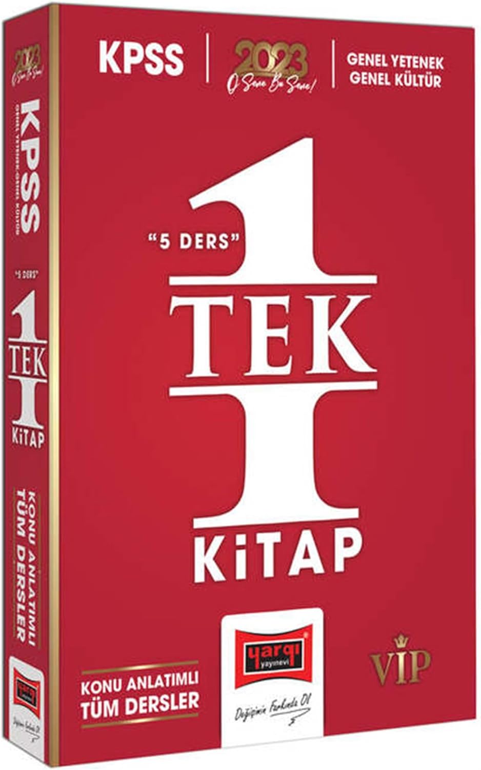 Yayınları 2023 KPSS Genel Kültür - Genel Yetenek 5 Ders Tek Kitap Tüm Dersler Konu Anlatımı