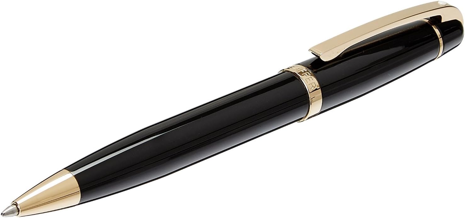 SHEAFFER 9334-2 500 Serisi Tükenmez Kalem Parlak Siyah Altın