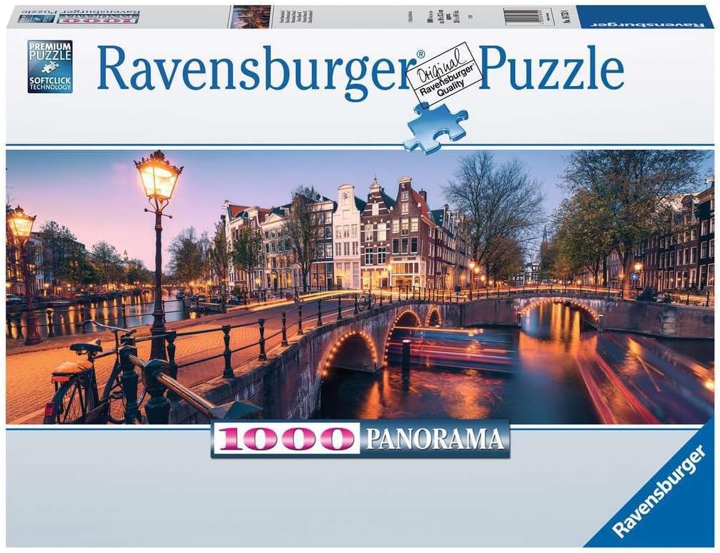 1000 Parça Panoramik Puzzle Amsterdam