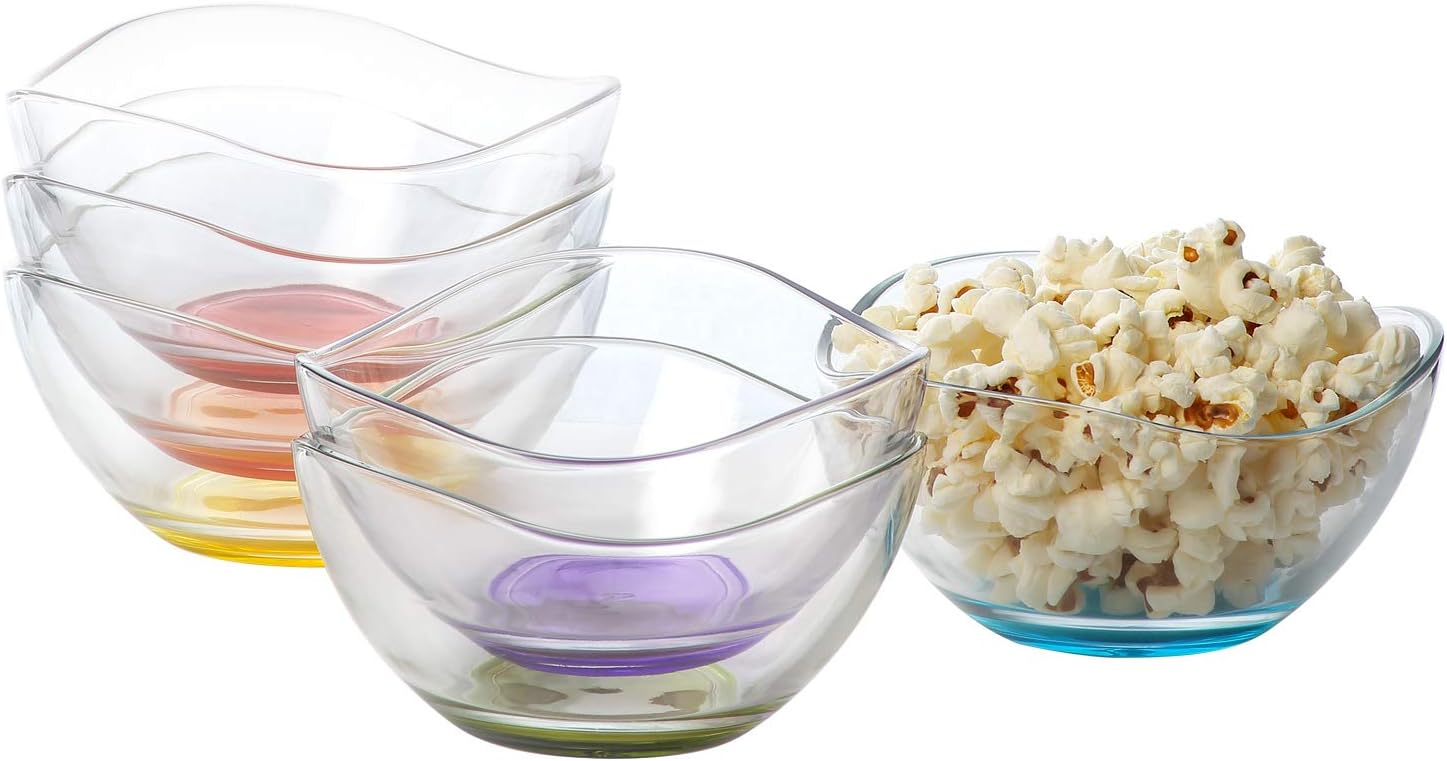 Vira Renkli Tabanlı 6'lı Orta Boy Kase