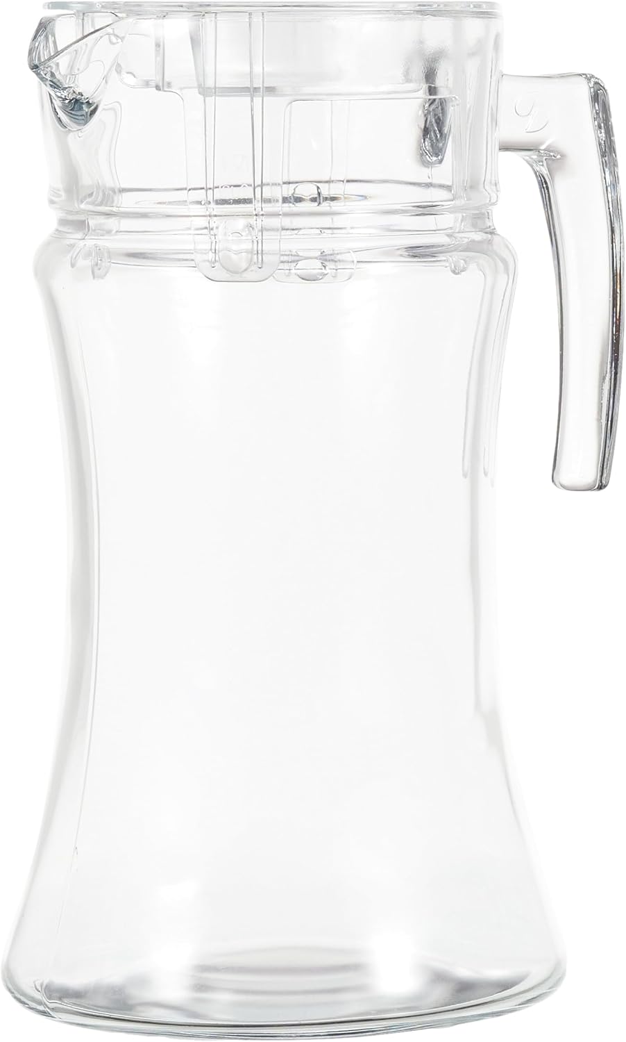 Azur Şeffaf Akrilik Kapaklı Sürahi - Tekli - 1400cc