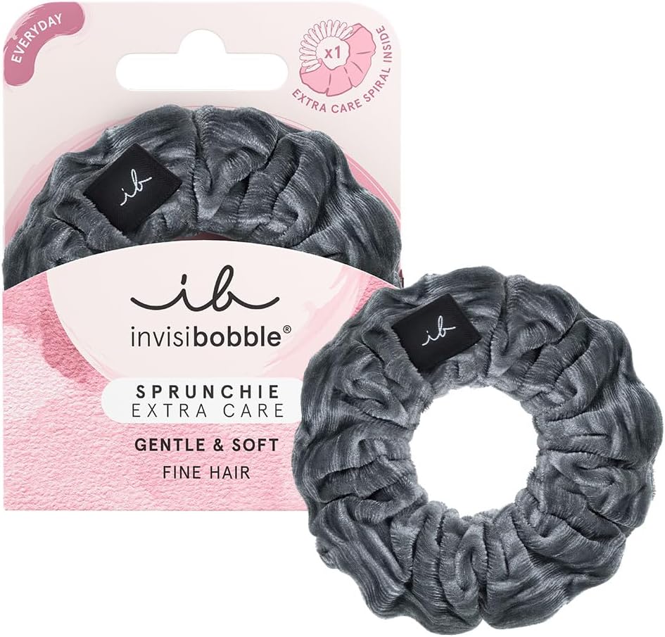 - SPRUNCHIE EXTRA CARE Soft as Silk - Kadife Kumaş Kaplı Saç tokası