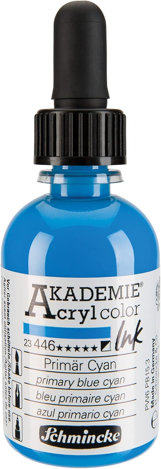 Akrilik Mürekkep 50 ml 446 Primary Blue Cyan
