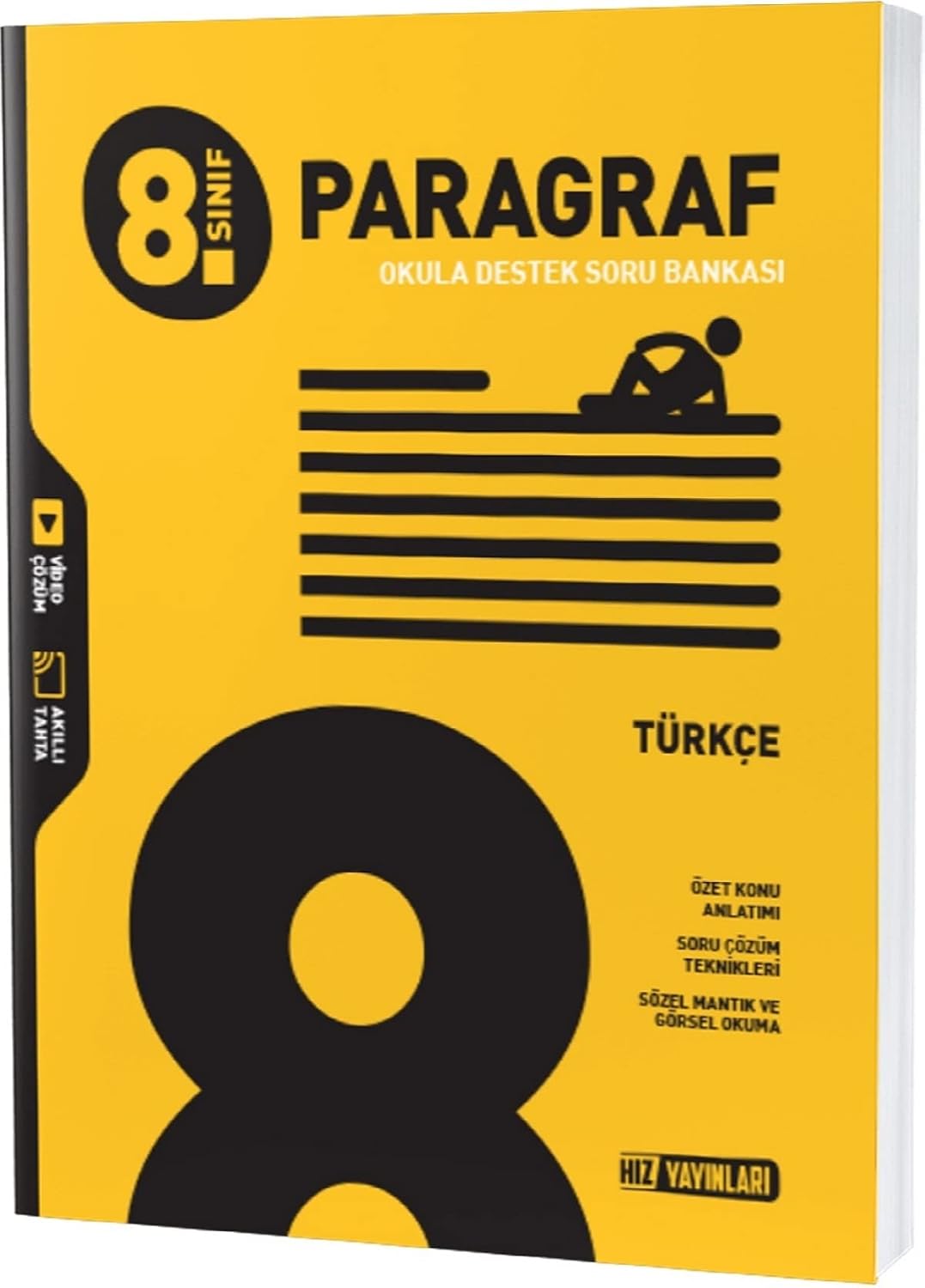 8. Sınıf Türkçe Paragraf Soru Bankası Hız Yayınları