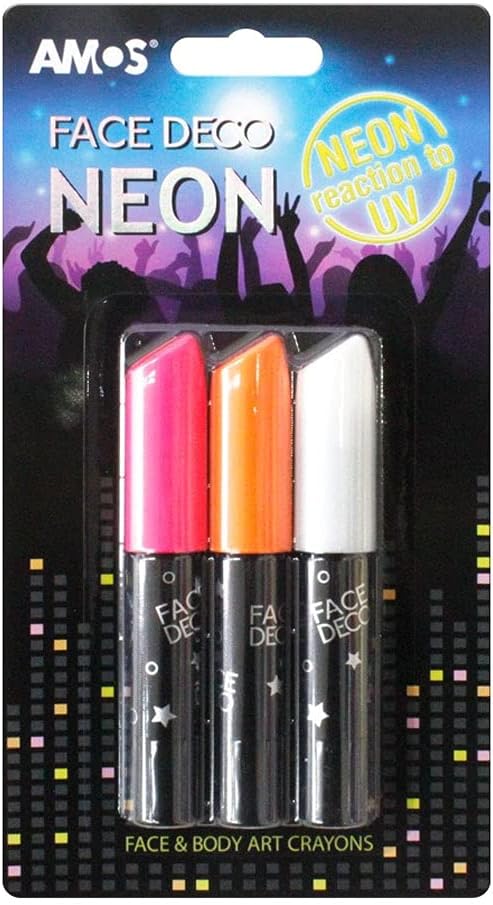 Fd10B3-Nd Yuz Boyasi Gece Parlayan 3'Lu Blister, 3 Renk