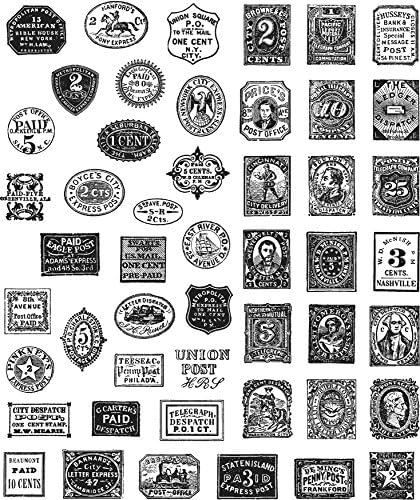 Anonymous Tim Holtz Cling 7"X8.5", Damga Toplayıcı