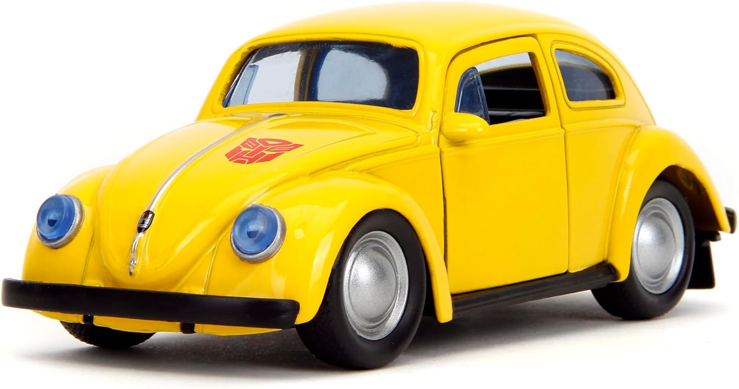 Transformers 1:32 G1 Bumblebee Beetle Döküm Araba, Çocuklar ve Yetişkinler için Oyuncaklar