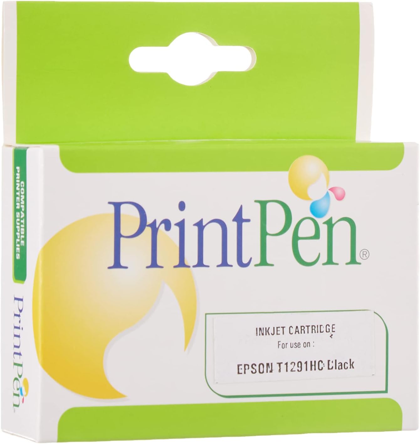 EPSON T1291XL Siyah Yüksek Kapasite (18ml.) Muadil Mürekkep Kartuşu