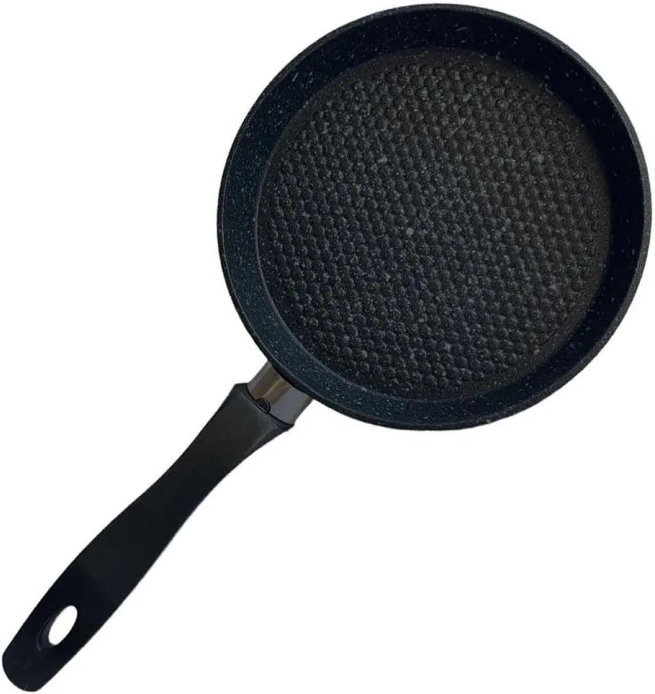 12 cm Granit Sos Tavası – Mini Tereyağı Tavası, Yapışmaz Küçük Tava, Yumurtalık, Sos ve Tereyağı Eritme İçin Tek Kişilik Mutfak Tavası (Yuvarlak)