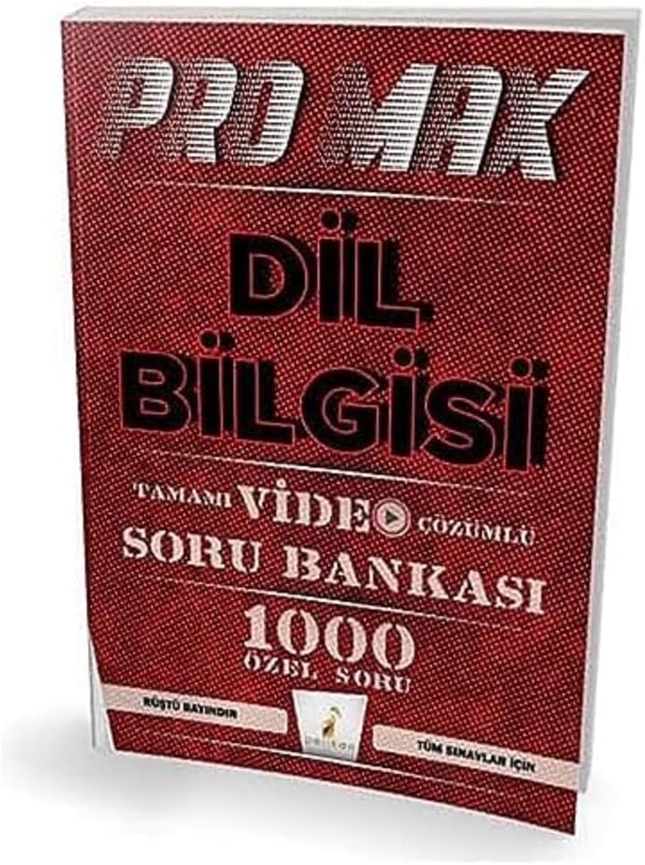 Promax Dil Bilgisi Tamamı Video Çözümlü Soru Bankası