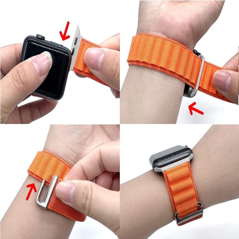 45mm 44mm 42mm 49mm Uyumlu Valley Kordon Kopma Karşıtı Ayarlanabilir Rahatsız Etmeyen Ultra 2/1 9 8 SE 7 6 5 4 3 2 1 Uyumlu Kordon