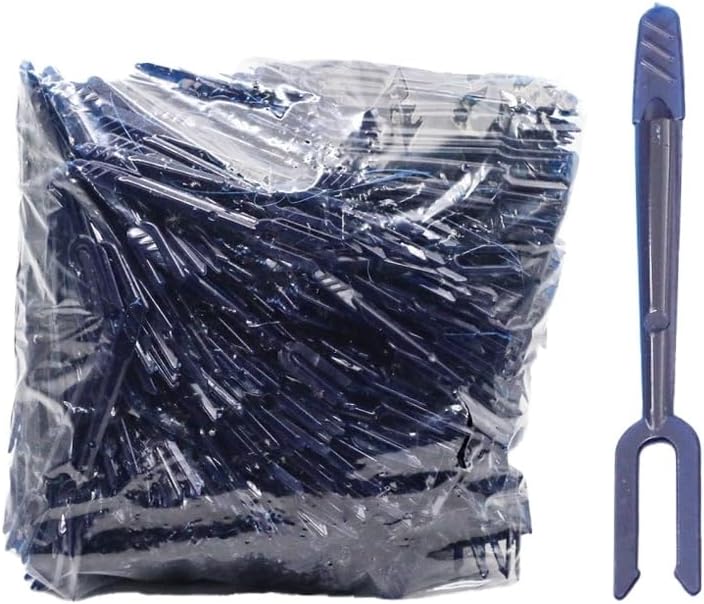 - Mavi Mini Kürdan Çatal 100 Adet