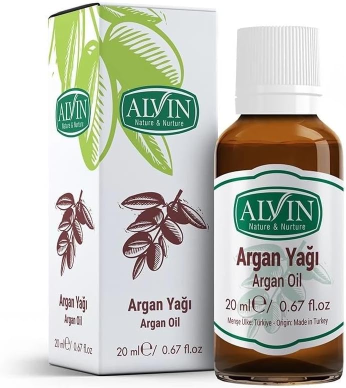 Alvin Argan Yağı, Soğuk Sıkım ve Doğal, Saç Bakımı, 20 ml
