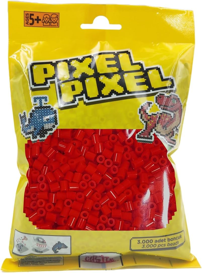 Red 3000 Adet Midi Boncuk Kırmızı- Ppb-3000-14