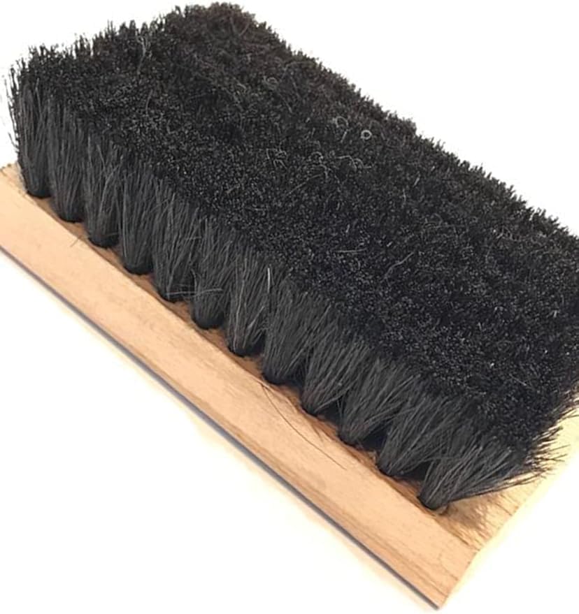 AHŞAP Saplı 16 cm Kaliteli Siyah Tüylü Sert Ayakkabı Elbise Araba Koltuk Kumaş Temizlik Fırçası