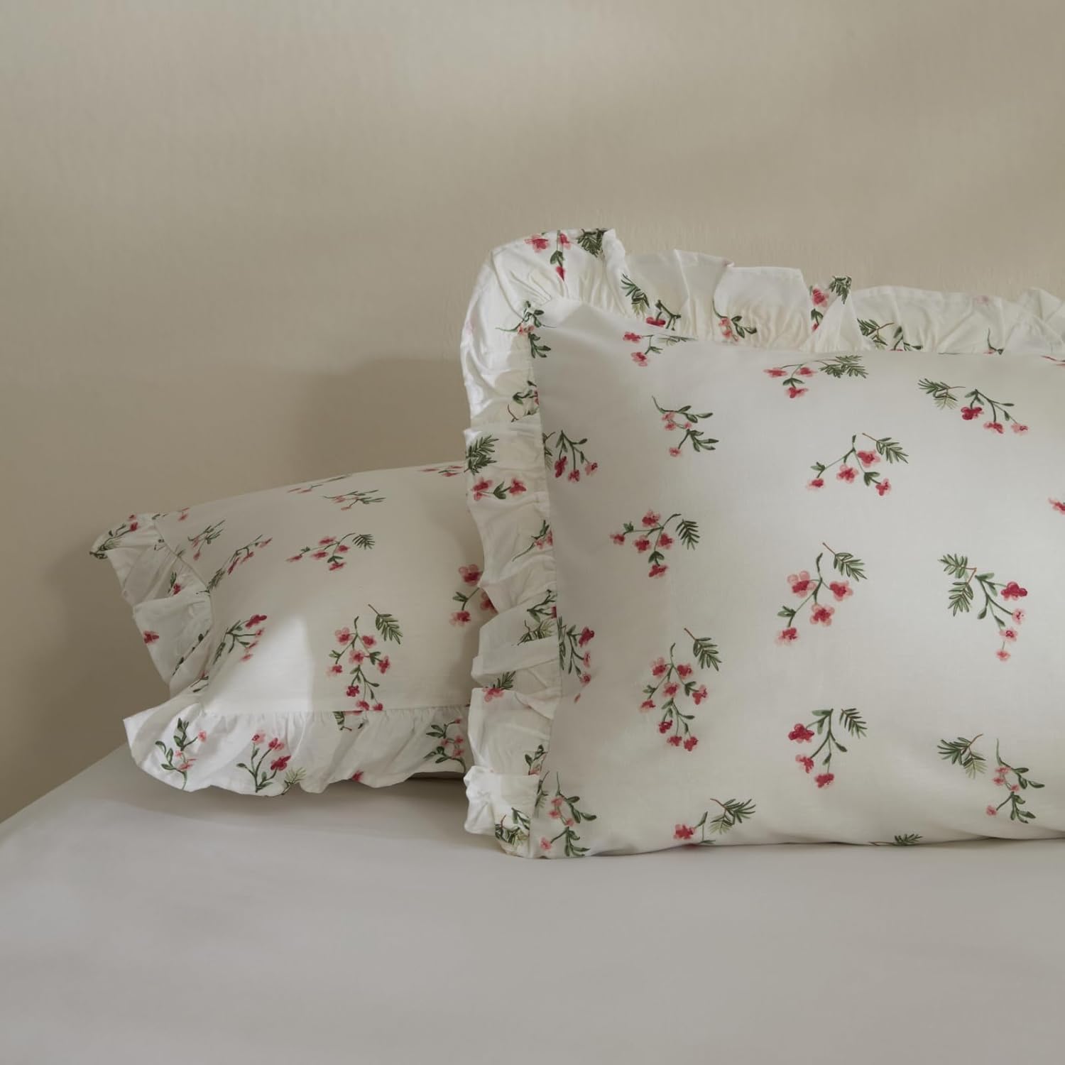 Silvie 2'li Yastık Kılıfı Kırmızı